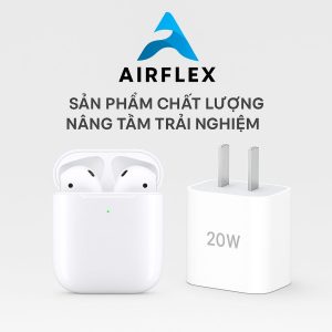 Airflex Sạc nhanh 20W & Tai nghe AirPods
